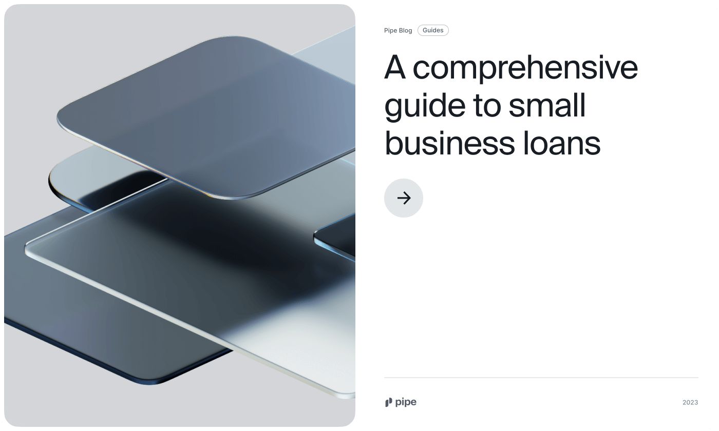 Guide to small business loans