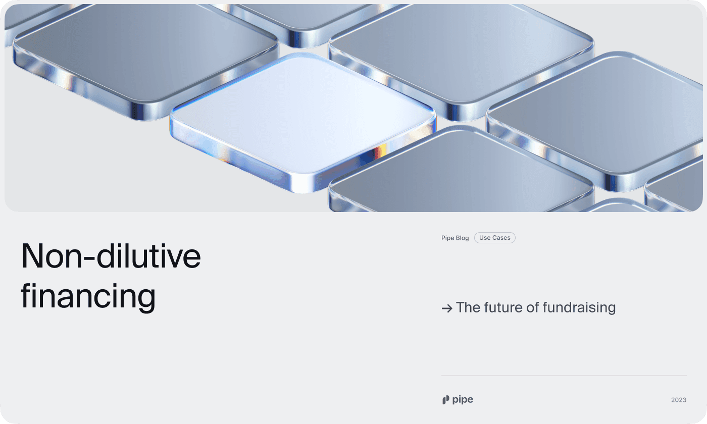 Non-dilutive financing: The future of fundraising