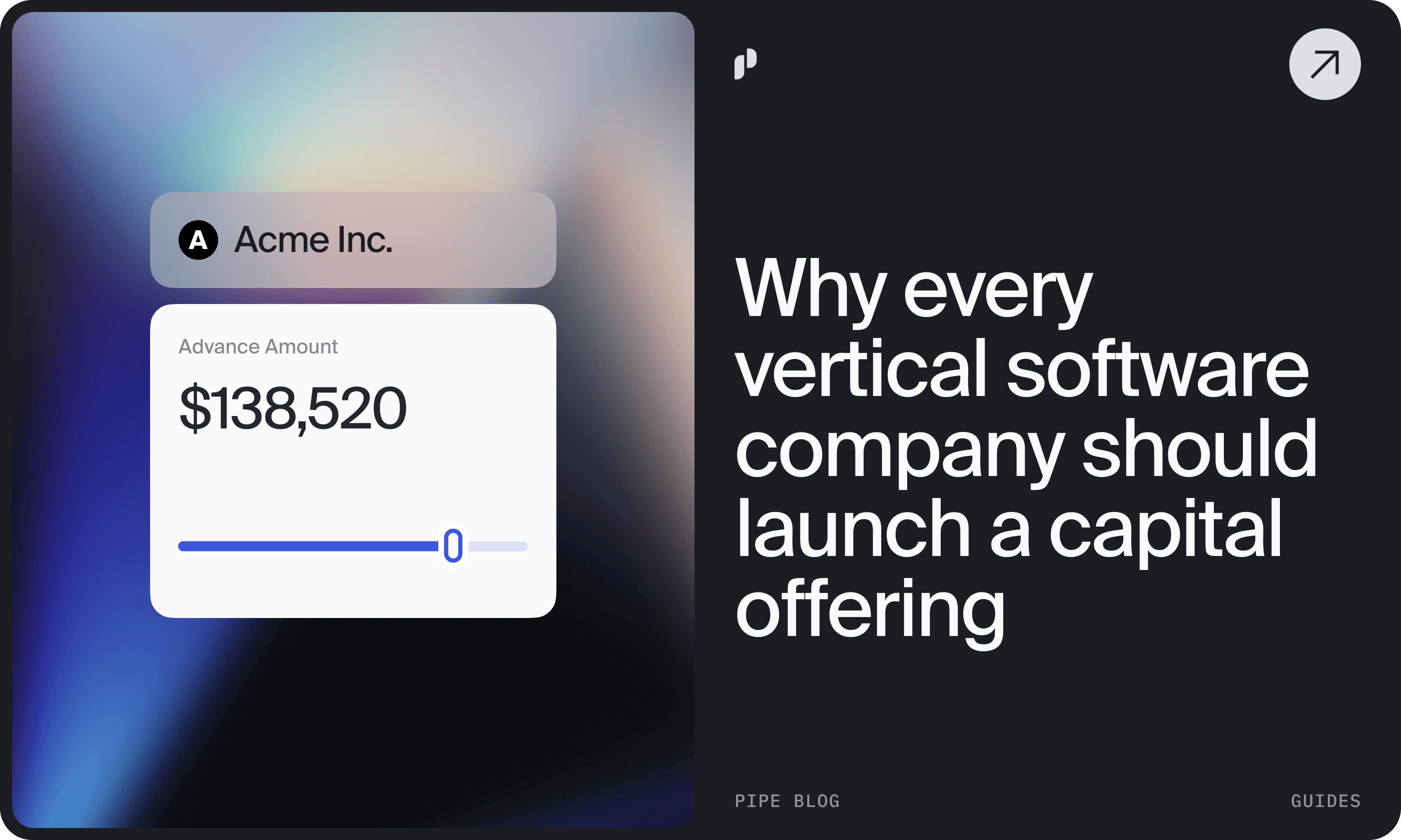 Why every vertical software company should launch a capital offering